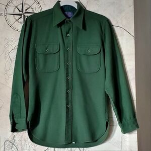 Pendleton Green Casual Button Down Shirt